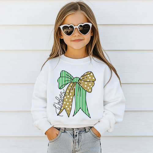 Wolves Bow youth crewneck