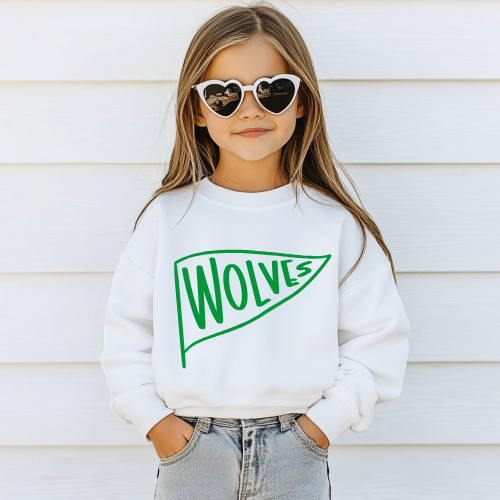 Wolves Pennant Crewneck