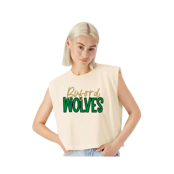 Buford Wolves Women's Muscle Crop