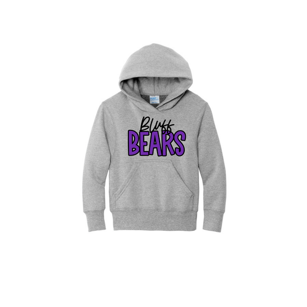 Bluff Bears Youth Hoodie