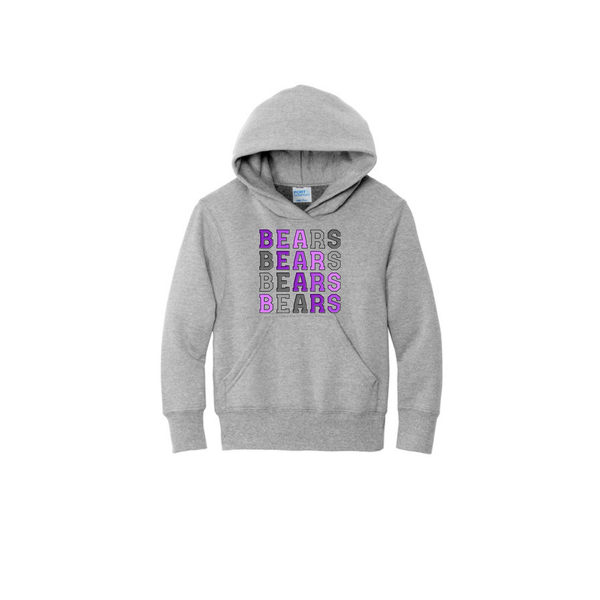 Bears Ombre Youth Hoodie