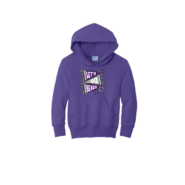 Bears Pennant Adult Hoodie