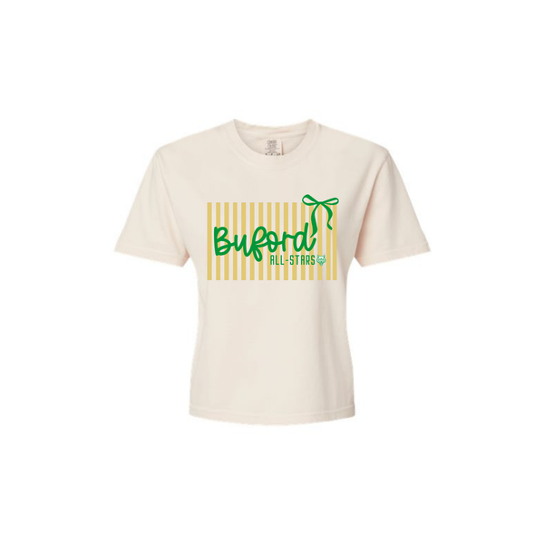 6U Gold All-stars Women's Boxy Cropped Tee