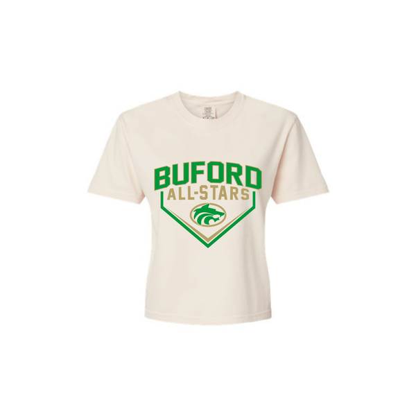 6U Grn All-stars Women's Boxy Cropped Tee