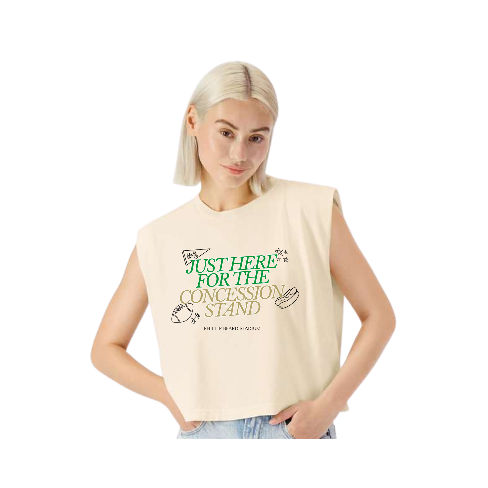 Concession Stand Women's Muscle Crop