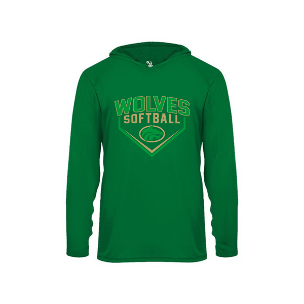 Softball Adult Dri Fit Hoodie