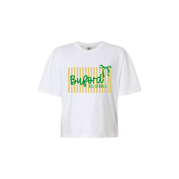 6U Gold All-stars Women's Boxy Cropped Tee