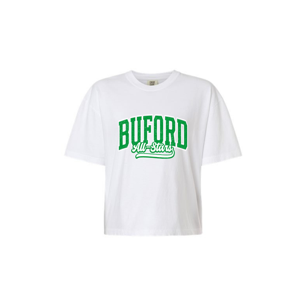 6U Gold All-stars Women's Boxy Cropped Tee