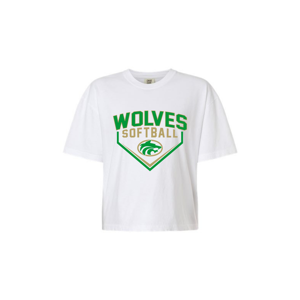 Softball Women's Cropped Tee