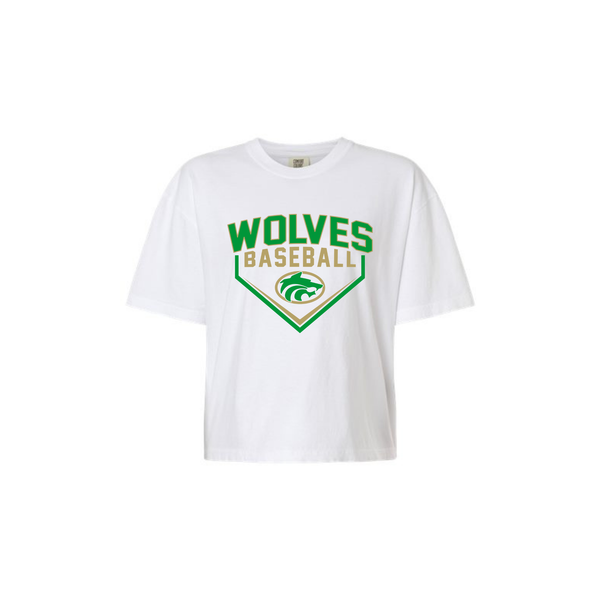 Baseball Women's Cropped Tee
