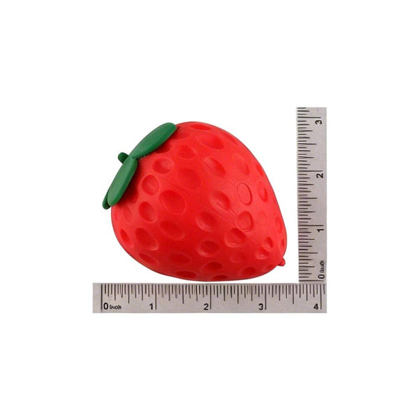 12PCS - Strawberry Squeeze Squishy Stress Relief Toy