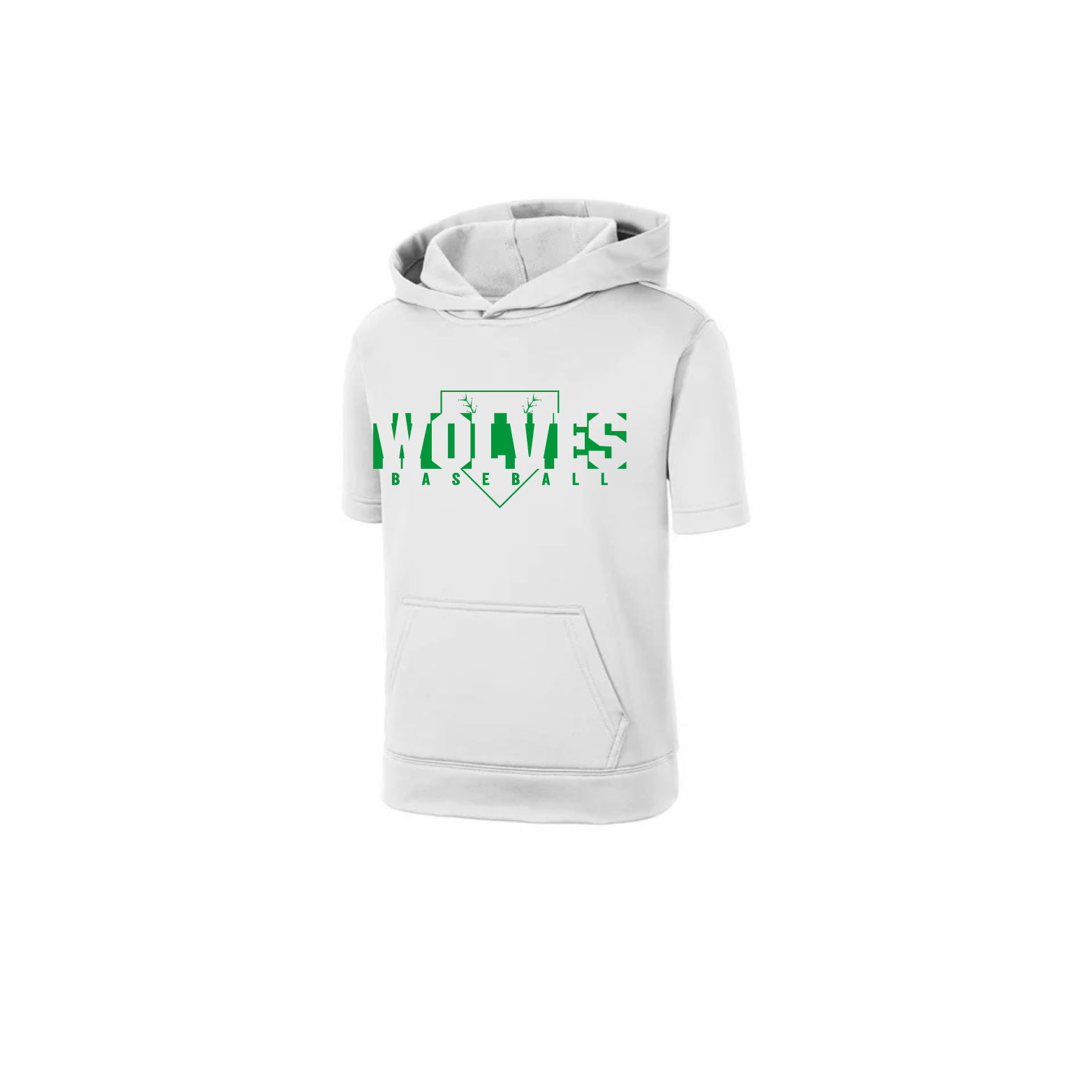 Adult Short Sleeve Hoodie