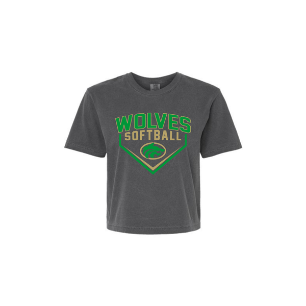 Softball Women's Cropped Tee