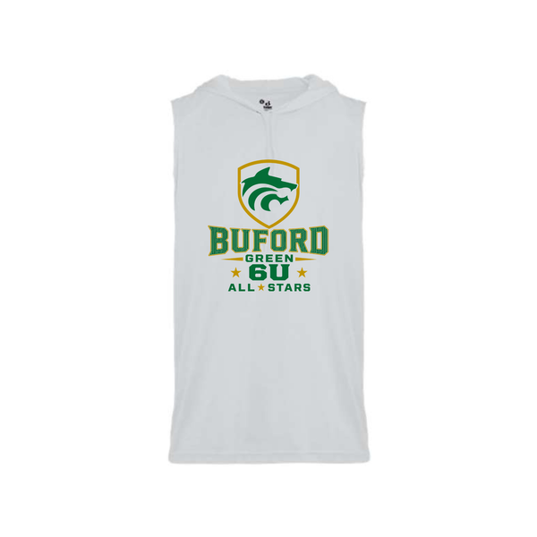 6U Grn All-stars Youth Sleeveless Dri Fit