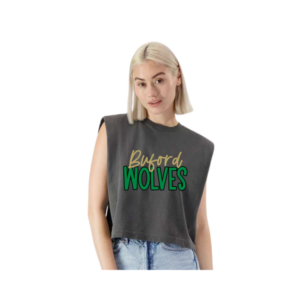 Buford Wolves Women's Muscle Crop