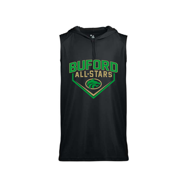 6U Grn All-stars Youth Sleeveless Dri Fit