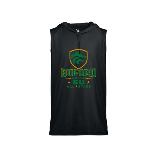 6U Grn All-stars Youth Sleeveless Dri Fit
