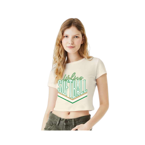 Women's Ribbed Crop Tee