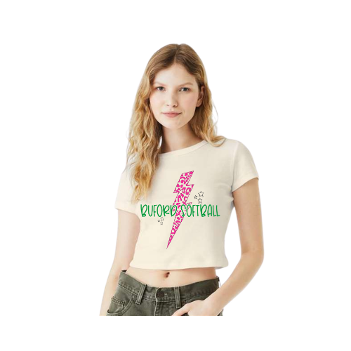 Women's Ribbed Crop Tee