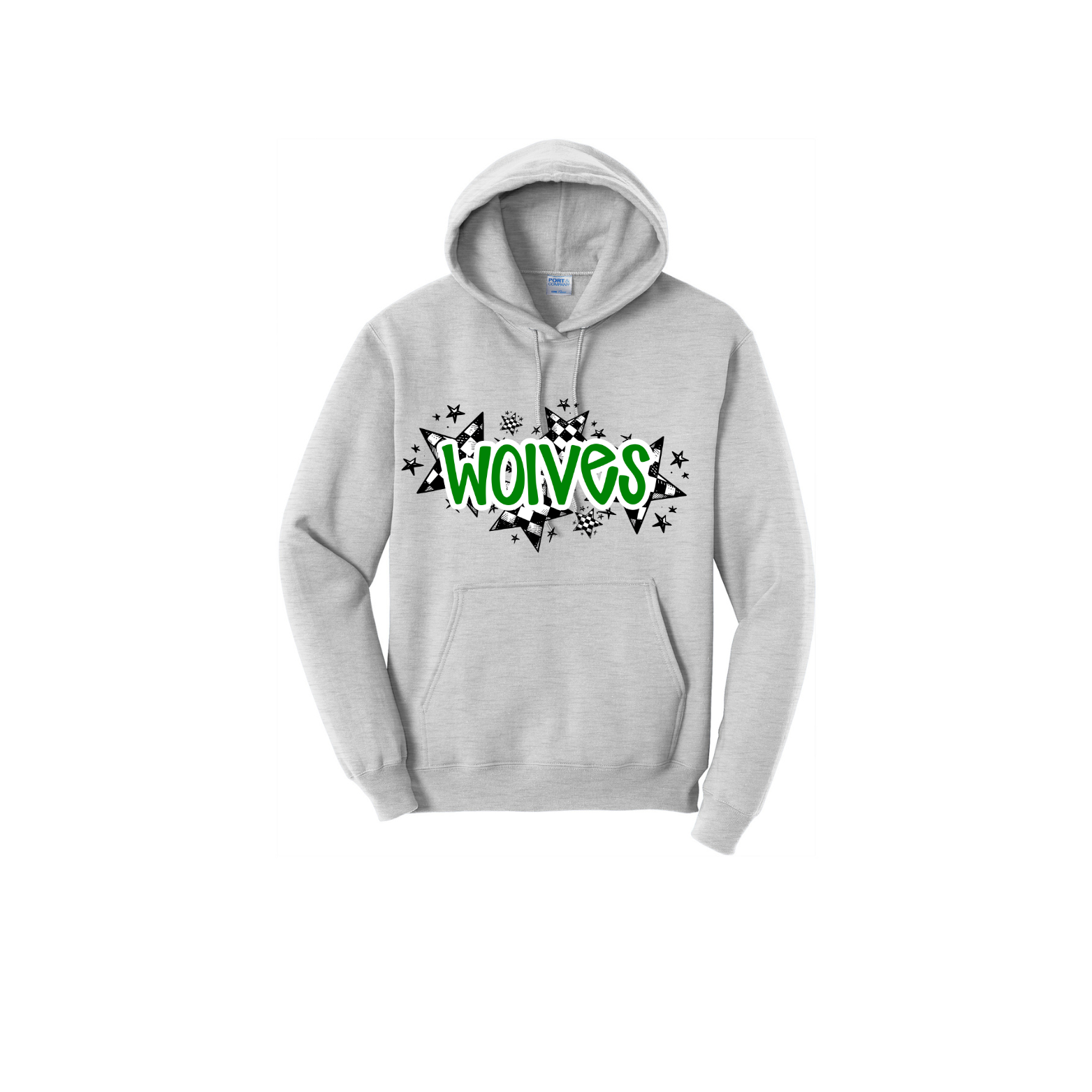 Wolves Star Adult Sweatshirt