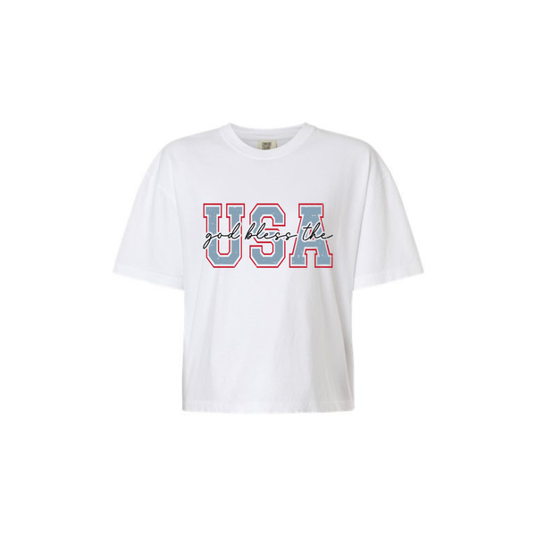 4th Women's Boxy Cropped Tee