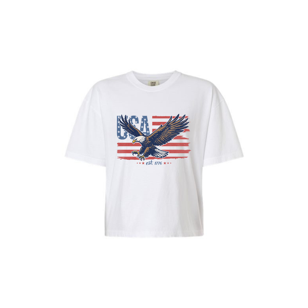 4th Women's Boxy Cropped Tee