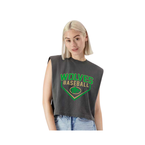 Baseball Women's Cropped Tank