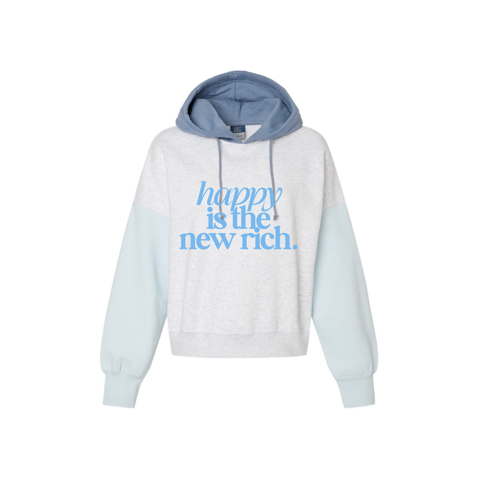 Happy Cropped Hoodie