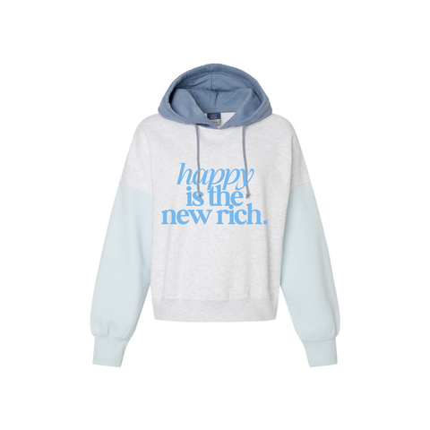 Happy Cropped Hoodie