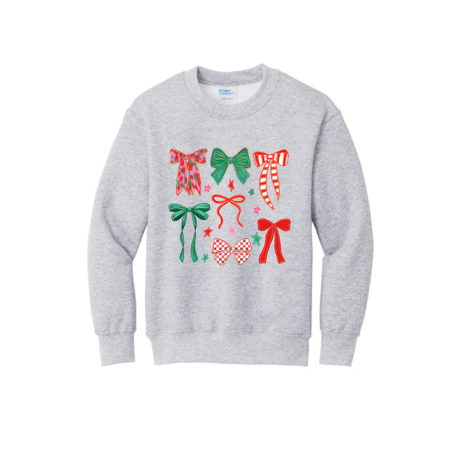 Christmas Bows Youth Sweatshirt