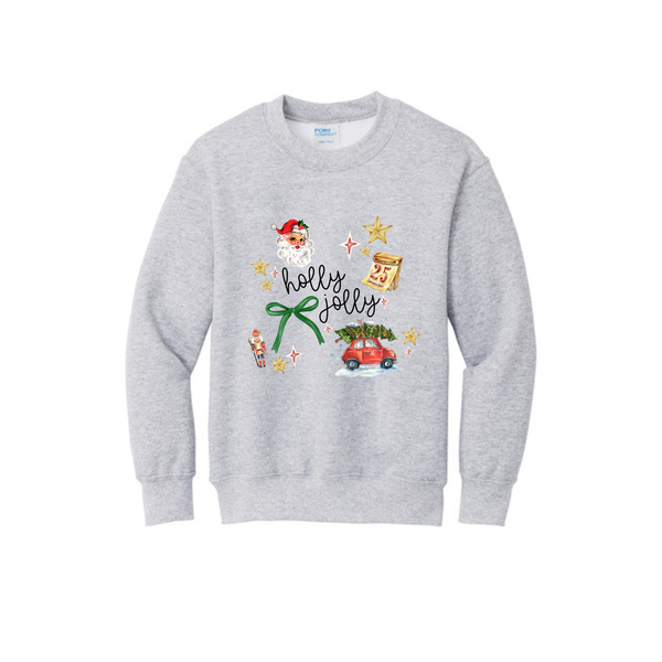 Holly Jolly Youth Sweatshirt