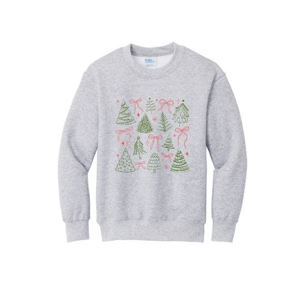 Christmas Trees Adult Sweatshirt