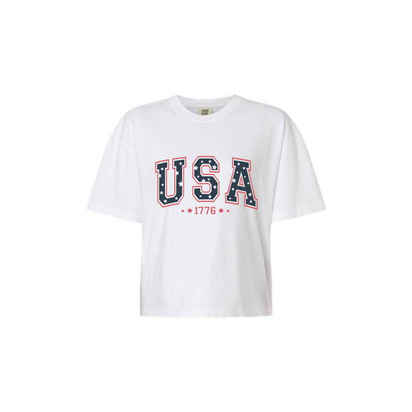 4th Women's Boxy Cropped Tee