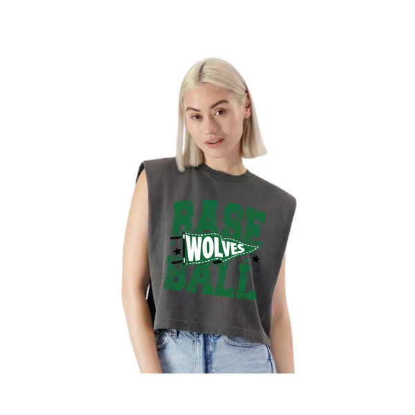 Baseball Women's Cropped Tank
