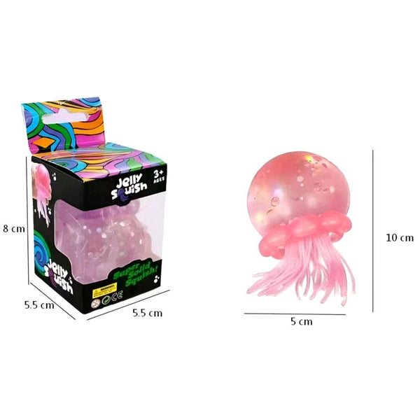 Glitter Jellyfish Squeeze Squishy