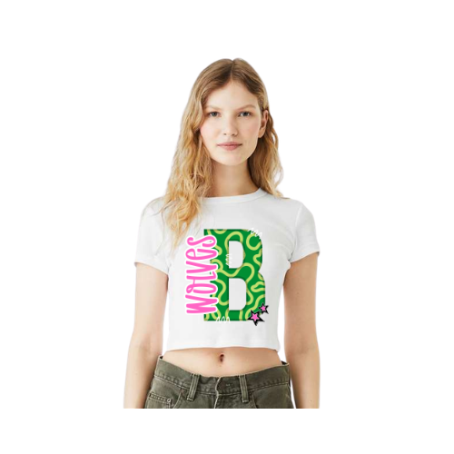 Women's Ribbed Crop Tee