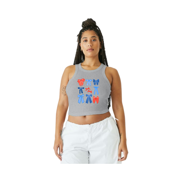 4th Women's Ribbed Crop Tank