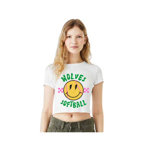 Women's Ribbed Crop Tee
