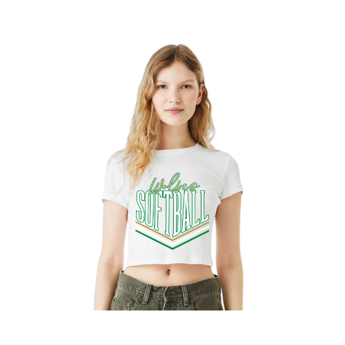 Women's Ribbed Crop Tee
