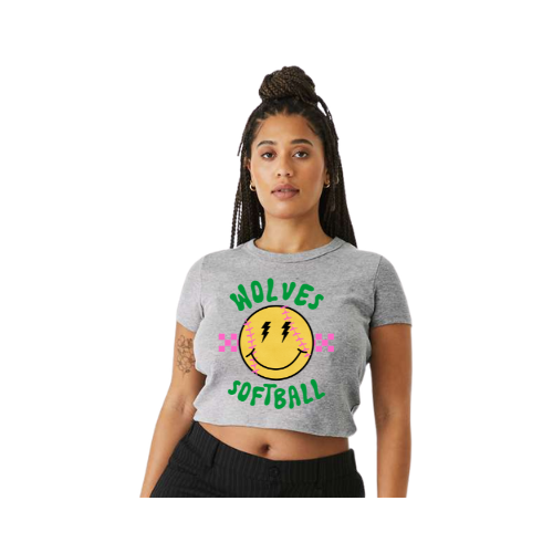 Women's Ribbed Crop Tee