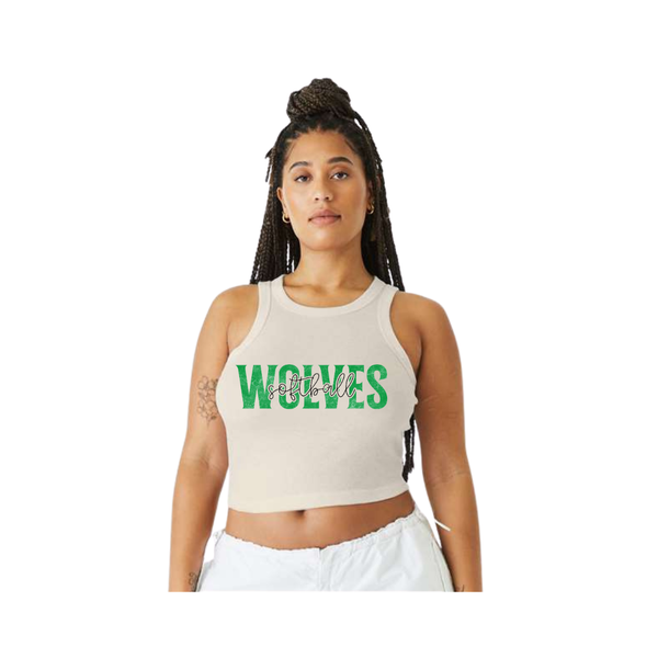 Women's Ribbed Crop Tank