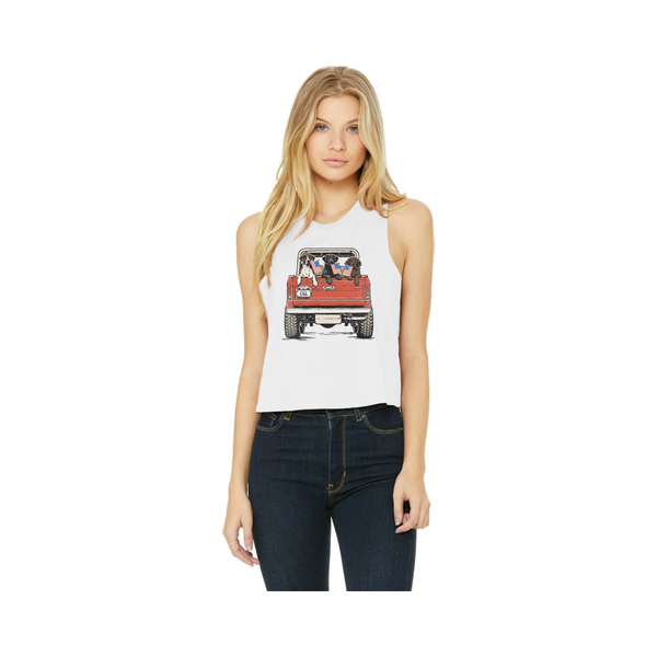 4th Women's Racerback Tank