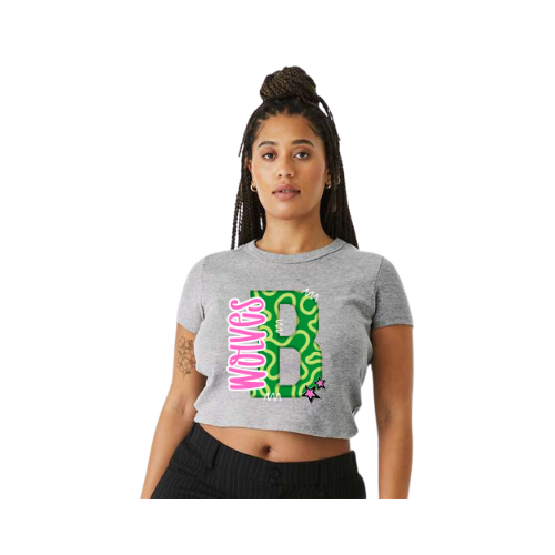 Women's Ribbed Crop Tee