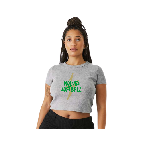 Women's Ribbed Crop Tee