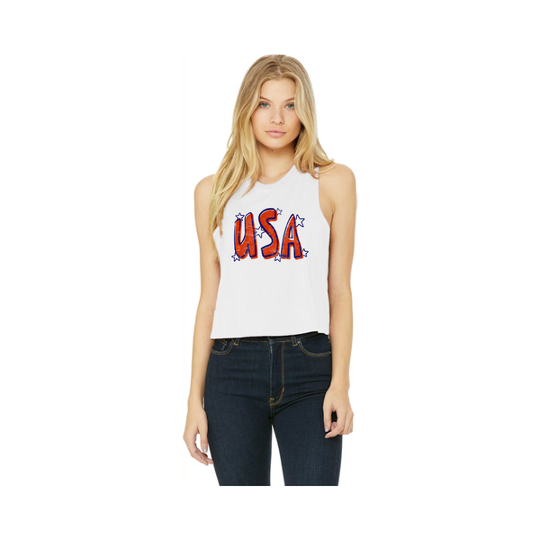 4th Women's Racerback Tank