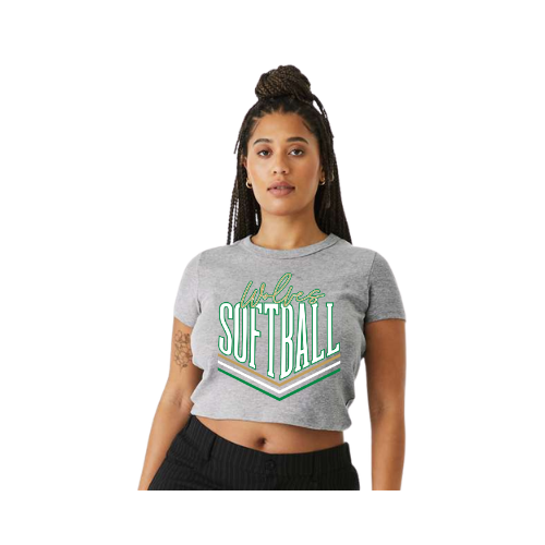 Women's Ribbed Crop Tee