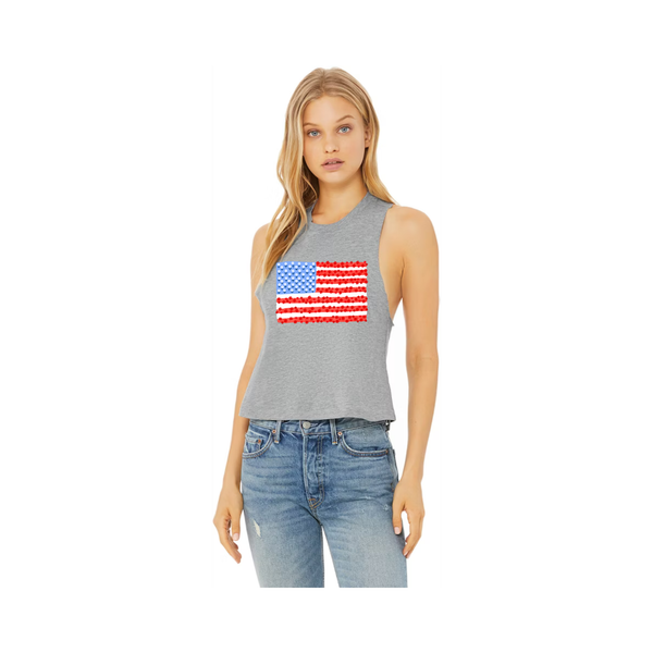 4th Women's Racerback Tank