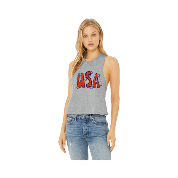 4th Women's Racerback Tank