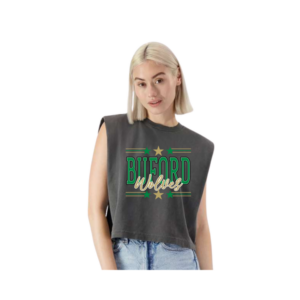 Buford Wolves Women's Muscle Crop