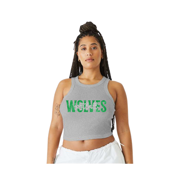 Women's Ribbed Crop Tank